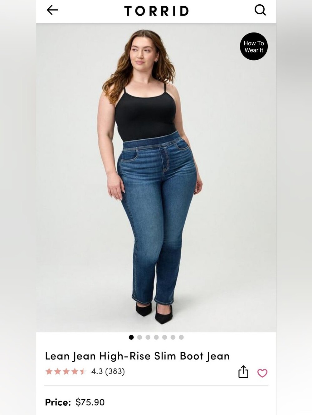 Torrid High-Rise Slim Boot Jeans 3R (22-24)
